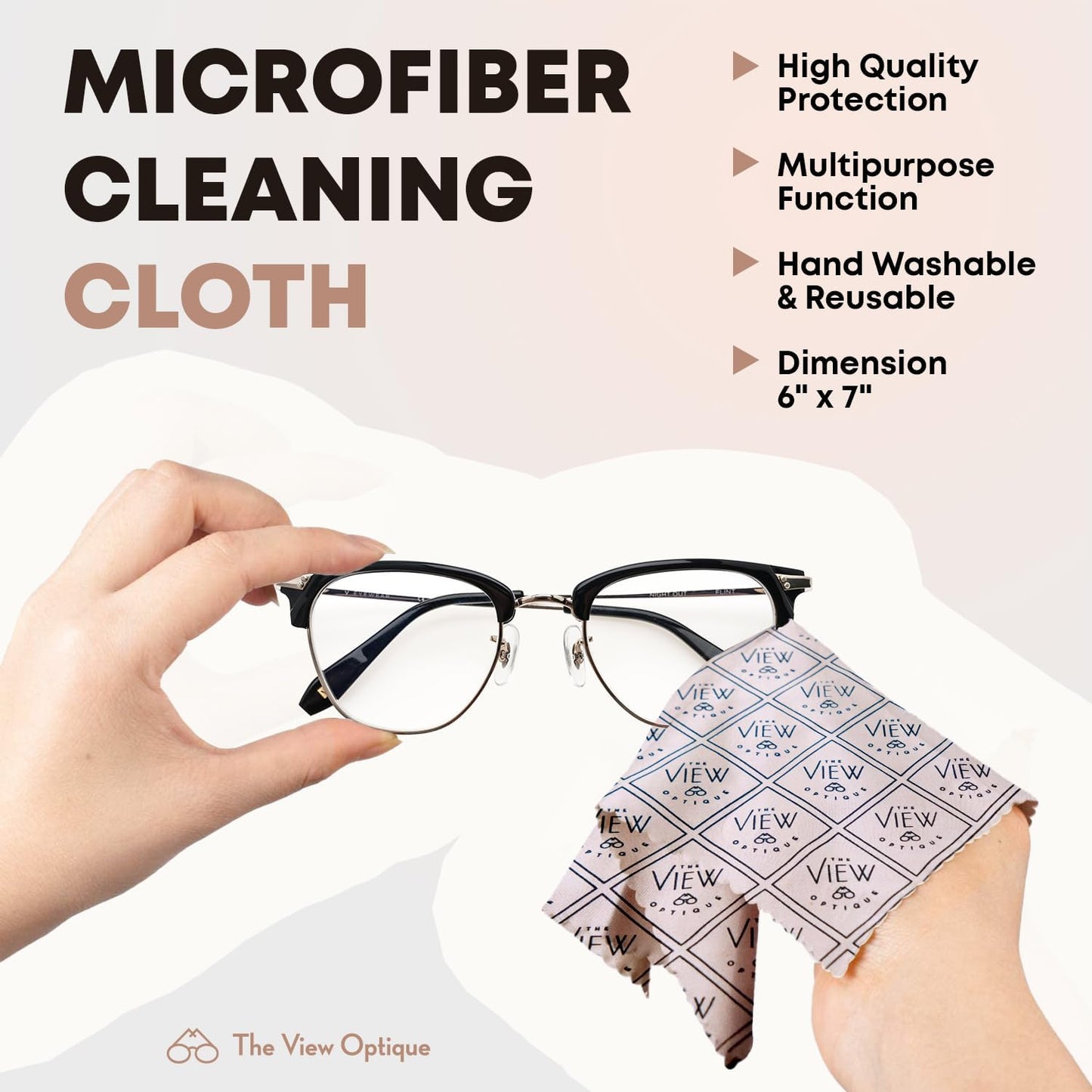 Anti-Reflective Lens Cleaner & Repair Kit – 0.4oz Glasses Cleaner Spray, Microfiber Cloth & Keychain Screwdriver in a Vinyl Snap Case for Eyeglasses, Sunglasses & Screens(3 Piece Set)