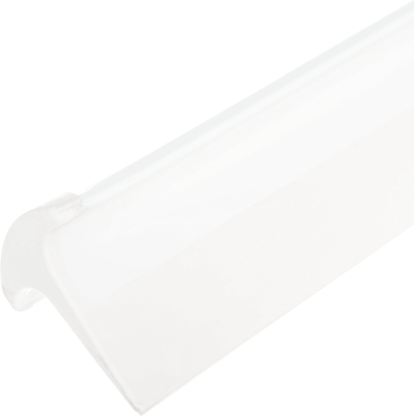 SPARTA 24" Floor Squeegee Replacement Head, Seamless Rubber with Rust-Free Plastic Frame for HACCP Compliance, Heavy-Duty Industrial Use, Thermoplastic Rubber, 24 Inches, White (Pack of 6)