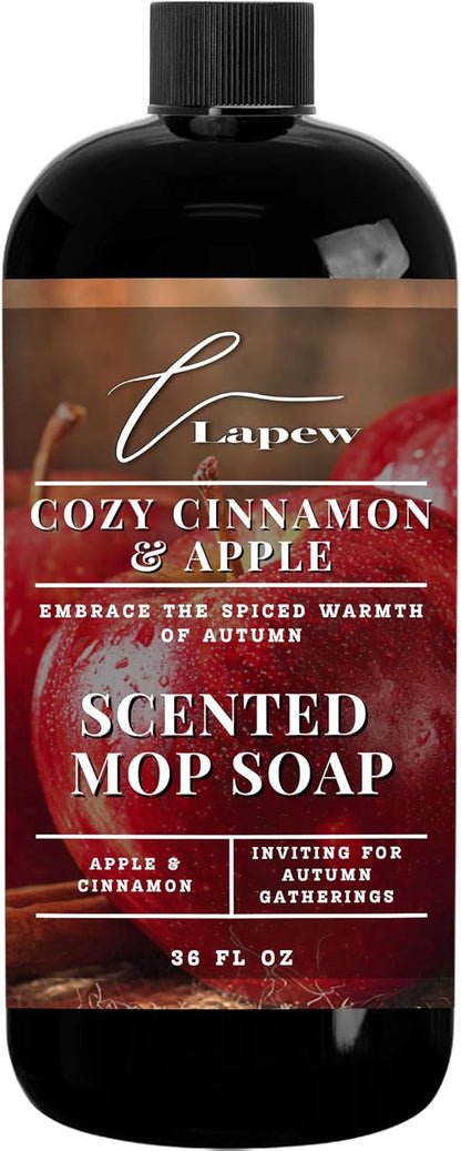 Lapew Baccarat Scented Mop Soap - Luxury Floor Cleaner Concentrate for Mopping Tile, Laminate, Vinyl & Hardwood | Streak-Free, Low-Foam | 36 oz - Colors B