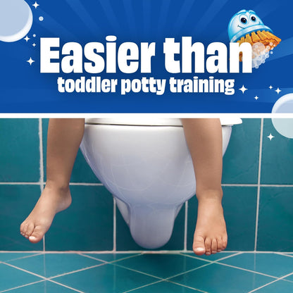 Scrubbing Bubbles Easy Clean Foaming Toilet Bowl Cleaner, Easy Toilet Drop In Powder Pouches, 100g (5 Pouches)