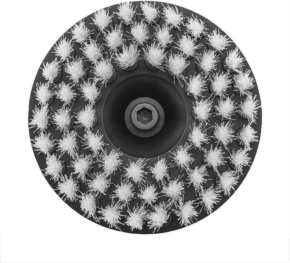Chemical Guys ACC507 Medium Duty Spinner Multi-Surface Drill Brush Attachment (Fits Any Standard Drill - Power Scrubber Removes Stains & Cleans Floor Mats, Upholstery & Carpets), Yellow