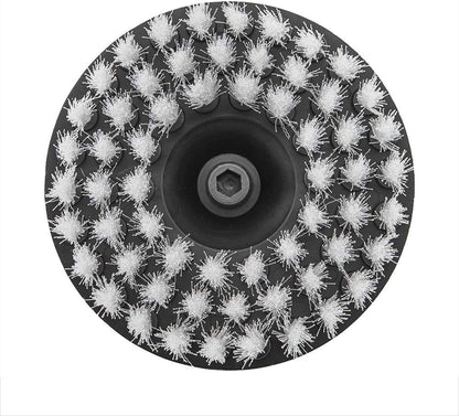 Chemical Guys ACC507 Medium Duty Spinner Multi-Surface Drill Brush Attachment (Fits Any Standard Drill - Power Scrubber Removes Stains & Cleans Floor Mats, Upholstery & Carpets), Yellow