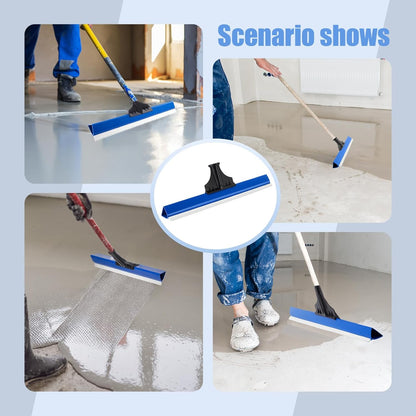 1 Pack 24 Inches Epoxy Floor Squeegees Notched Squeegee for Self Leveling Cement Urethane Epoxy Floor Tools