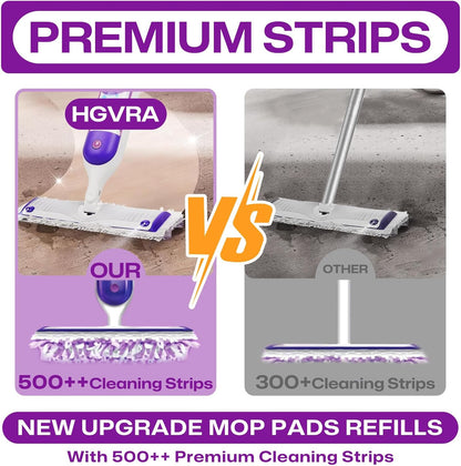 6 Pack Swiffer Power Mop Pads, Disposable Power Mop Refills Compatible with Swiffer Power Mop, Unscented Multi-Surface Replacement Mopping Refills Pads for Floor Surface Cleaning