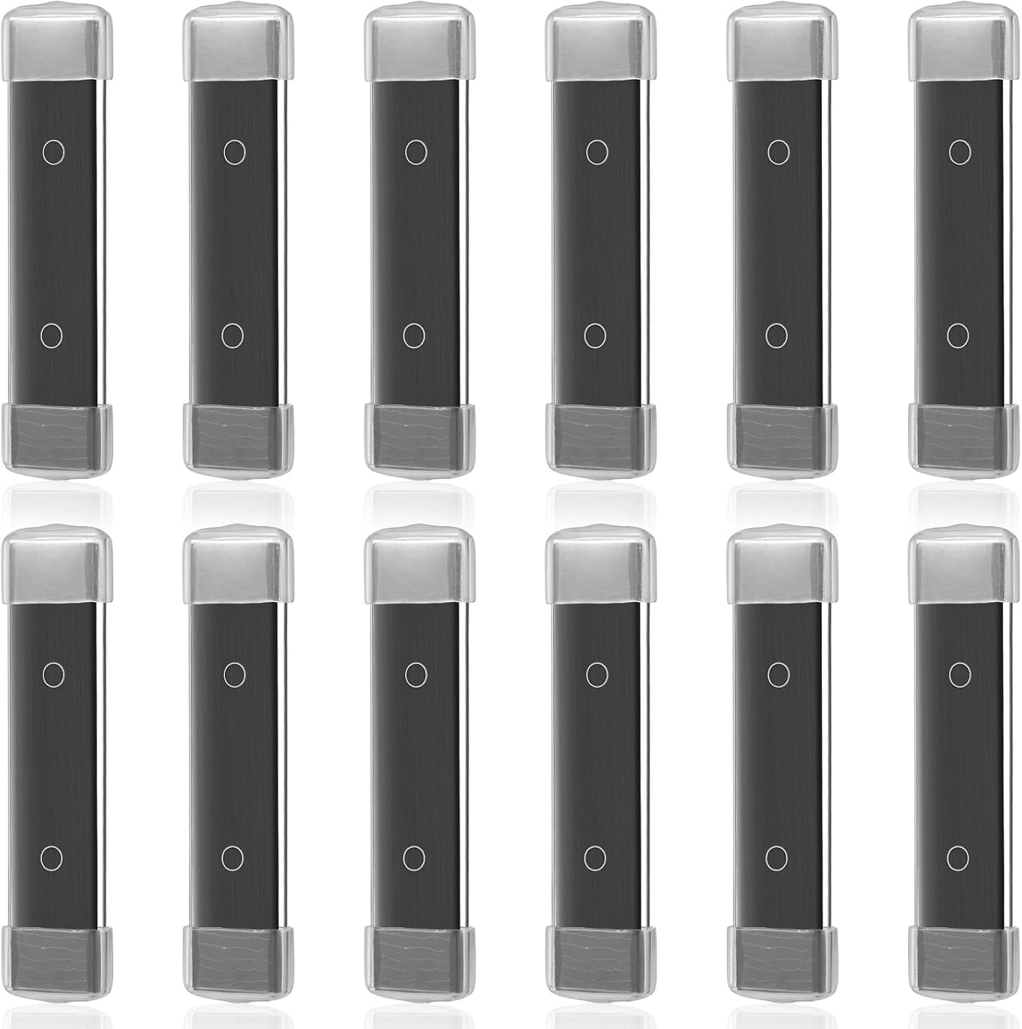 6 Pcs Magnetic Toilet Bowl Cleaner Black Toilet Cleaning Magnets Magnetic Tank Cleaner for Household Bathroom Cleaning Supplies Against Stains No Chemicals