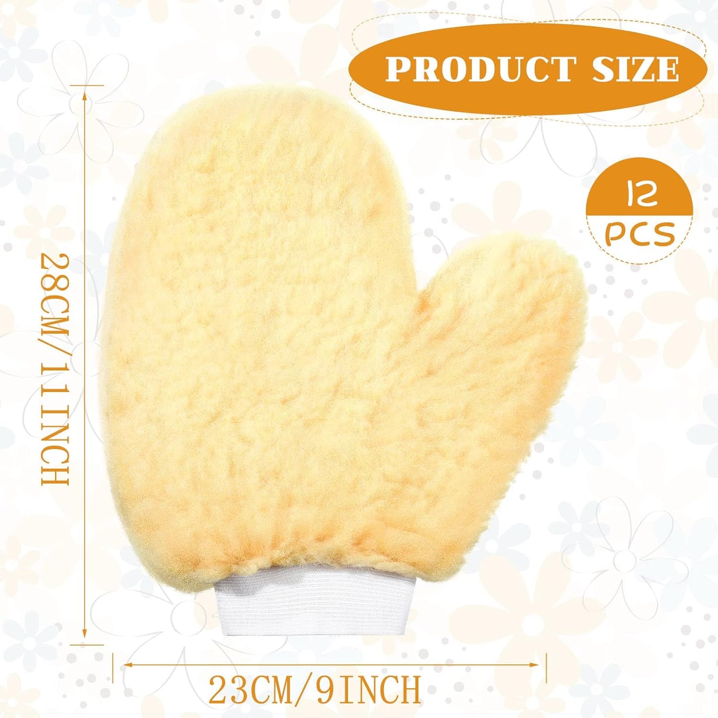 Remerry 12 Pcs Painters Mitt Painting Gloves with Thumb Paint Mitt Cleaning Dusting Gloves for Painters Decorators