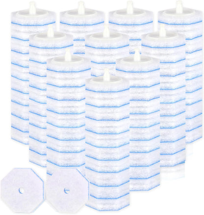 80 Count Disposable Toilet Wand Refills for Toilet Wand, 5X Cleaning Power Scrubber Refill, Bathroom Cleaning Supplies, No Falling Apart, Fresh Fragrance