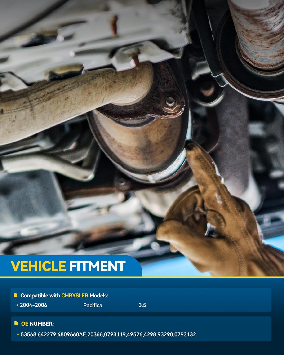 PHILTOP Left and Right Catalytic Converter Replacement For 2005-2010 300 2.7/3.5L V6 RWD, 2006-2010 Charger 2.7/3.5L V6 RWD, 2005-2008 Magnum 2.7/3.5L V6 RWD Replace 55434, 55433 (EPA Compliant) - Colors B