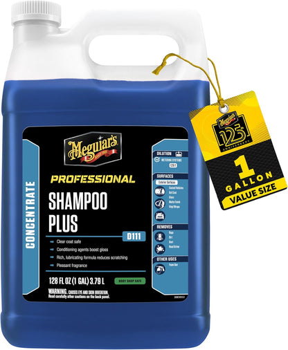 Meguiar's Professional Leather Cleaner & Conditioner D18001-1 Gallon Leather Cleaner & Conditioner Specifically Formulated for Automotive Interior Care, Delivers Professional Results, 128 Oz
