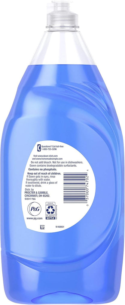 Dawn Dishwashing Liquid, Original Scent, 38 fl oz