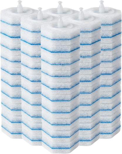 Disposable Toilet Wand Refills Compatible with Clorox, Deep Cleaning Push-Button Release Heads for Hygienic Bathroom Cleaning (30, count of 1)