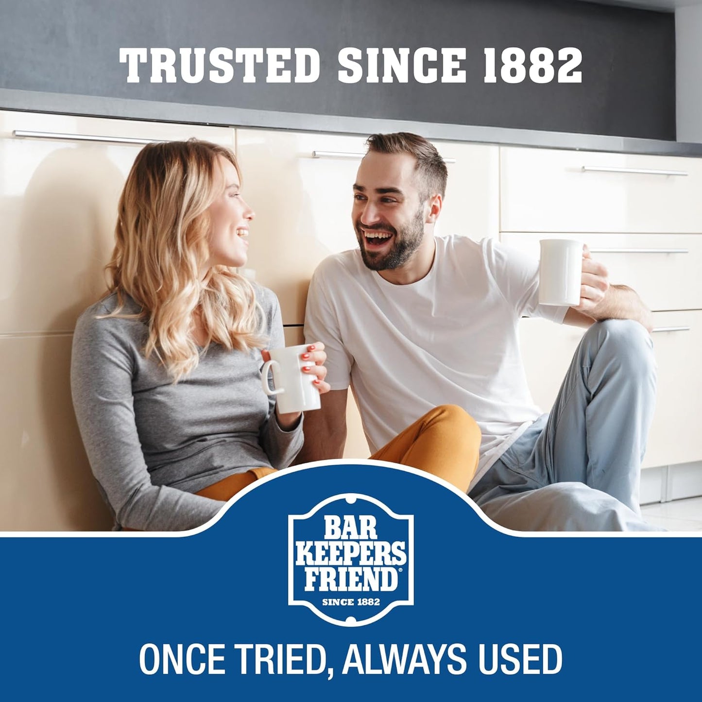 Bar Keepers Friend Coffee Maker Cleaner (2 x 12 oz) Removes Stains & Oily Residue from Espresso Machines, Carafes, Thermos, Drip Coffee Pots, Single-Cup Coffee Makers & More