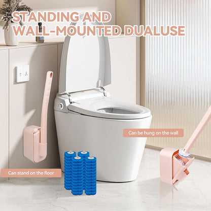 48 Count Disposable Toilet Brush Refill Pads, Disposable Toilet Bowl Wand Refills, Toilet Cleaning Refills, Toilet Scrubber Refills, Brush Head Replacement