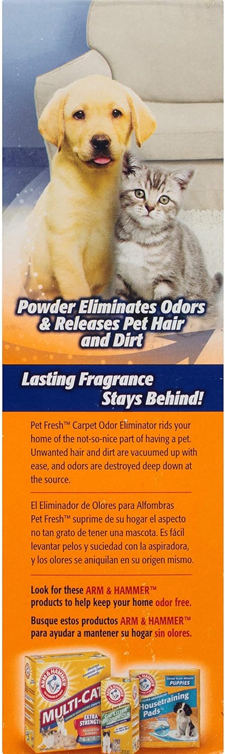 Arm & Hammer Pet Fresh Carpet Odor Eliminator Plus Oxi Clean Dirt Fighters, 18 oz,(PACK OF 2)