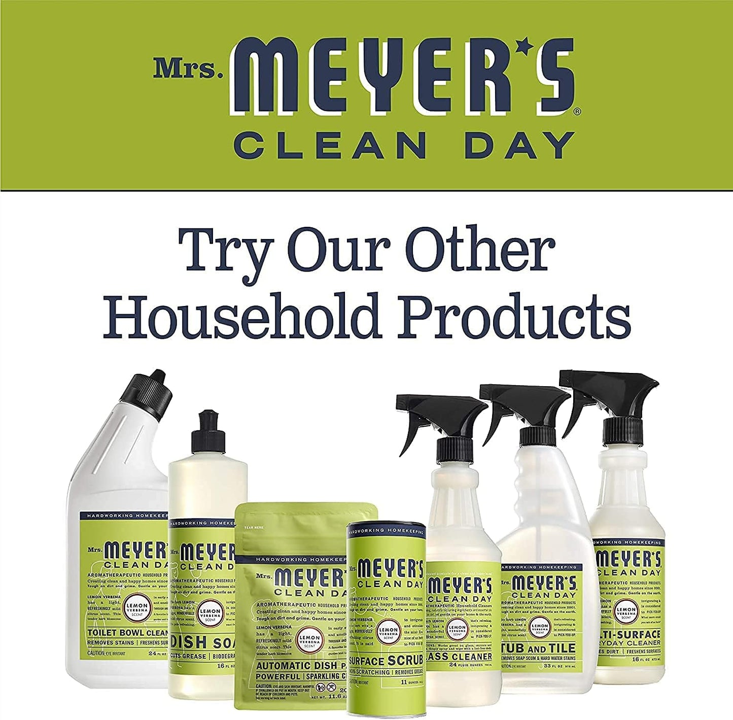MRS. MEYER'S CLEAN DAY Tub and Tile Cleaner, Lemon Verbena 33 Fluid Ounce