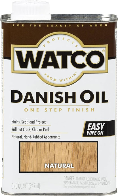 Watco Danish Oil Wood Finish Spray, 11.25 oz, Dark Walnut