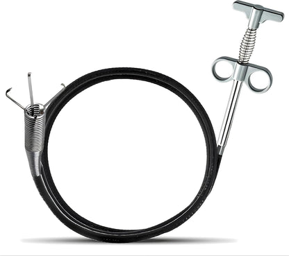Drain Clog Remover Snake Tool for Hair and Debris, Unclog Toilet, Sink, Shower, Bathtub, Sewer