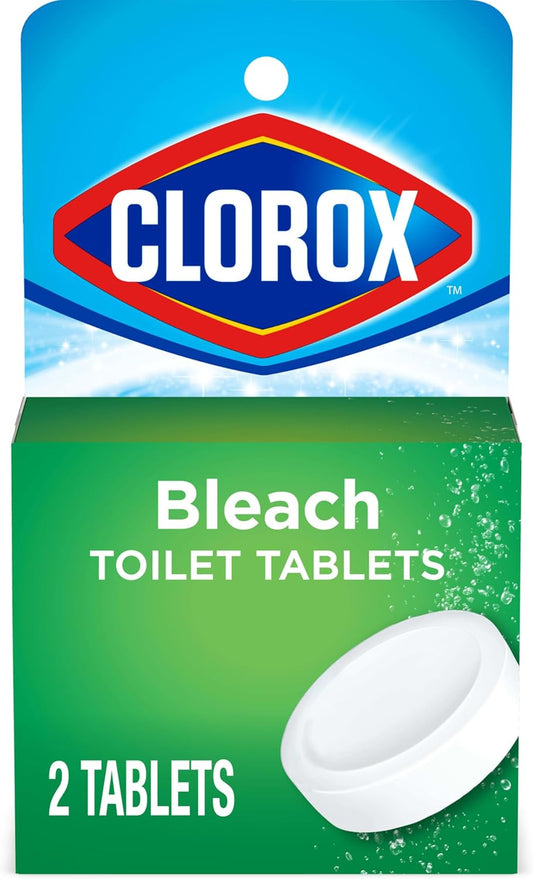 Clorox Ultra Clean Toilet Tablets Bleach 4 Count, 3.5 Ounces Each (Package May Vary)