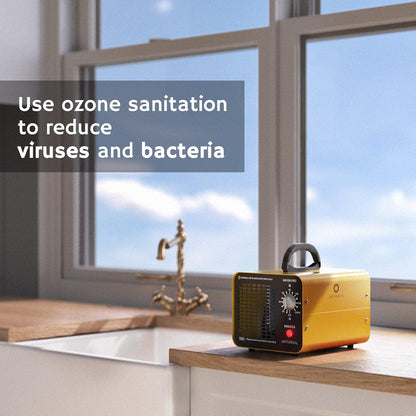 Airthereal MA10K-PRO SMART WiFi Ozone Generator - High Ozone Output Capacity Ozonator- Odor Remover, Deodorizer, Sterilizer - Adjustable Output and Timer Settings for Any Size Room - Black