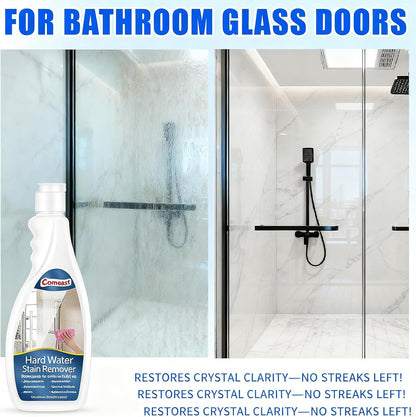 Hard Water Stain Remover, Shower Glass & Shower Door, Toilet Bowl Cleaner, for Calcium Build Up,Meet All Household Cleaner Needs 16 oz(600 grams)