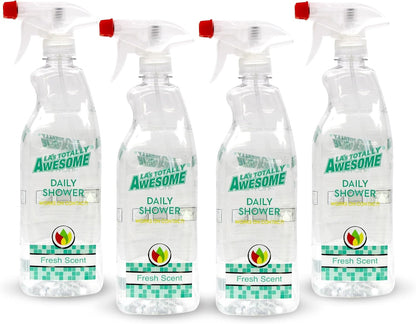 La's Totally Awesome Daily Shower Cleaner Spray, For Showers, Tubs and more, Plant-Derived Formula, 32 Fl Oz (Pack of 3)