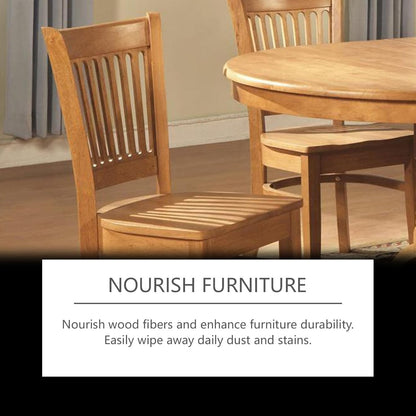 Beeswax Gleam Furniture Polish, Wood Furniture Renovation, Cleans, Polishes & Restores Shine, Waterproof, Natural Beeswax For Chairs, Cabinets, Tables Etc Wooden Furnitures(2PC)