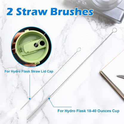 Palksky Water Bottle Cleaning Brush Kit, Brush and Straw Cleaner for Owala, 5 PCS