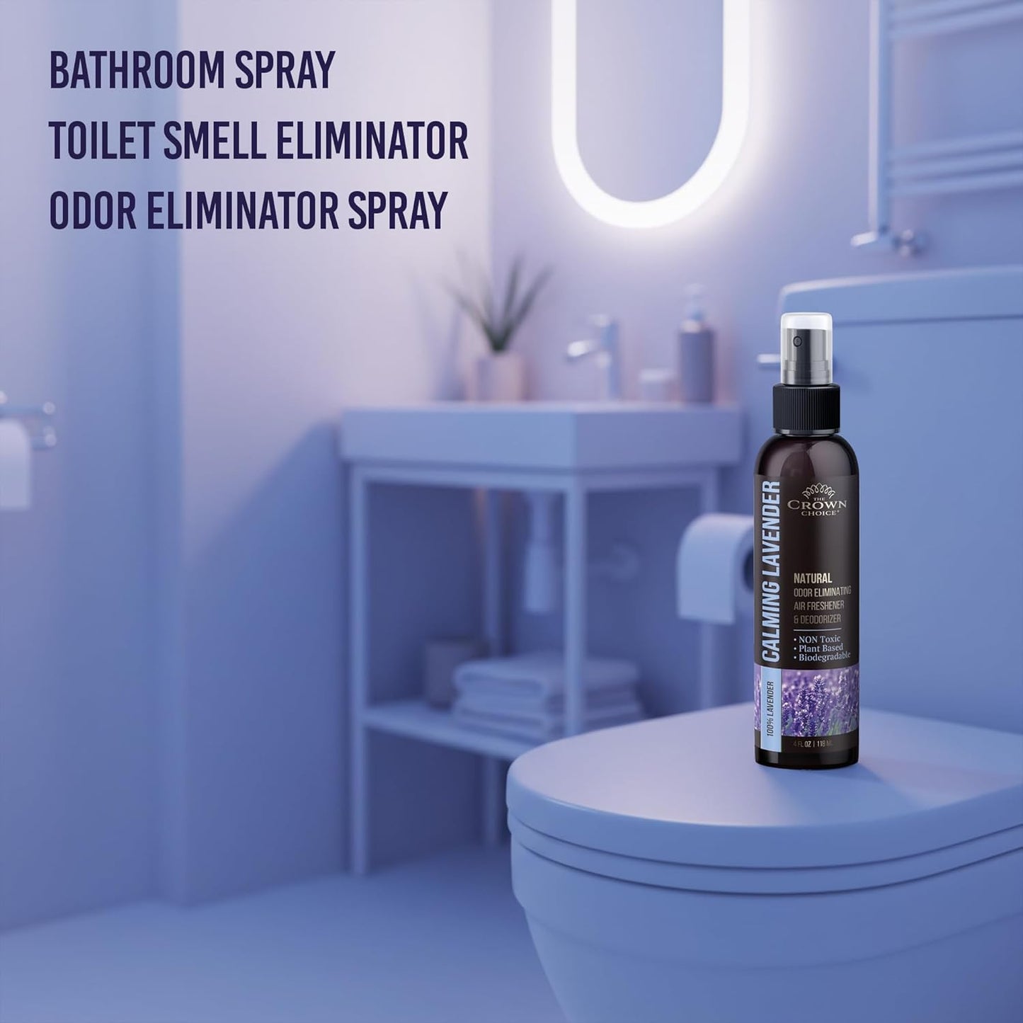 Non-Toxic Odor Eliminator,Natural Cedar Air Freshener Spray for Clothes Storage & Moth Repellent,Closet & Couch Deodorizer,Long Lasting Bathroom & Toilet Freshener, Safe for Kids & Pets-4 oz Pack of 1