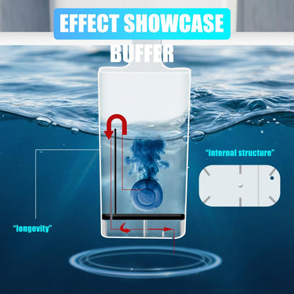 2Pcs Toilet Tank Cleaning Tablet Holder, Toilet Cleaner Tablets Buffer Box Hanging Holder Preventing Dissolved Residue From Polluting Water Tank Caddy Bowl Tablets
