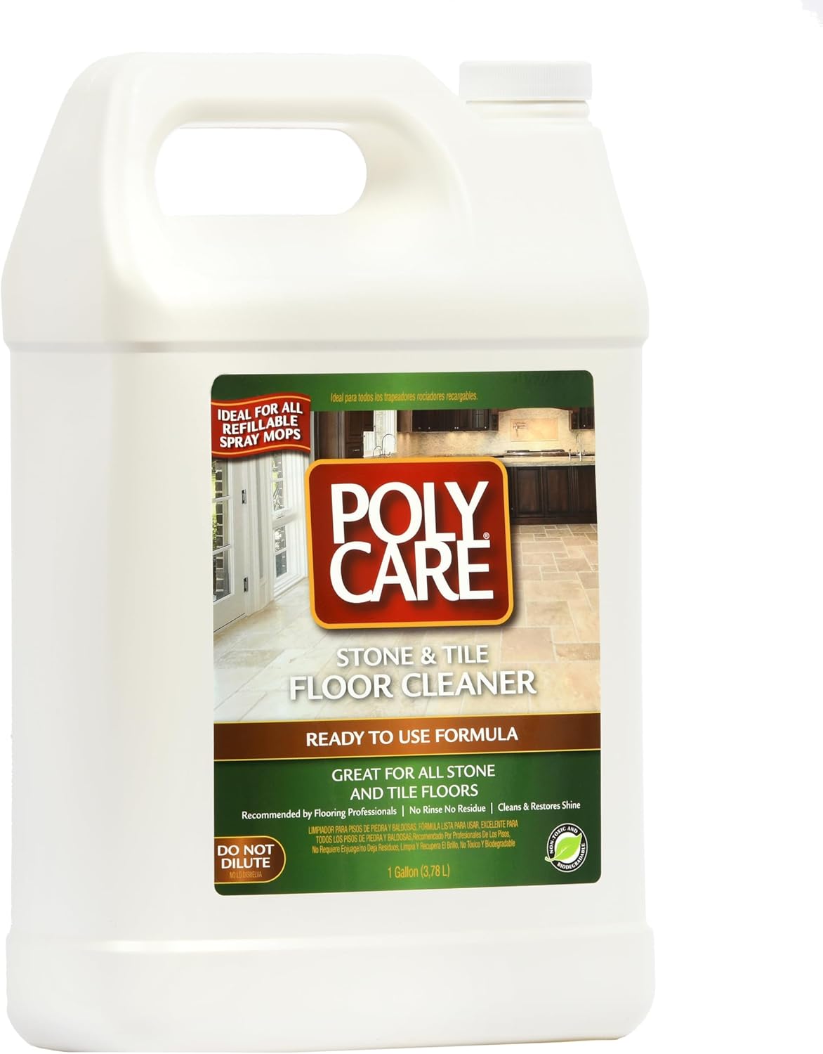 Hardwood Floor Cleaner Refill - 128 fl oz - Fresh- Refill for Spray Mops and Spray Bottles - Residue-Free Floor Cleaning Solution for Wood or Laminate Floors