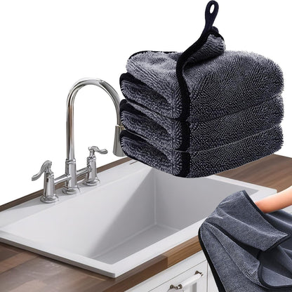 Cleaning Wipes Cloths,5pcs Cleaning Drying Towels,Shower Doors Drying Towels,12 * 10” Streak Free Glass Window Car Mirror Super Absorben Microfiber Cleaning Cloths Cleaner(5pcs grey12*10”)