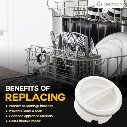 Seentech 154388801 Dishwasher Rinse Aid Cap – Compatible with Frigi-daire, Kenmore, Crosley Replaces AP2109579, 890363, 154388802
