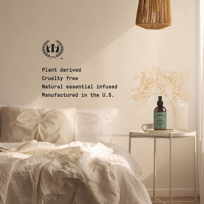 Muse Apothecary Linen Ritual - Aromatic, Soothing, and Relaxing Linen Spray for Bedding, Laundry and Fabric Spray Freshener - Infused with Aromatherapy Essential Oils - Lavender Serenity