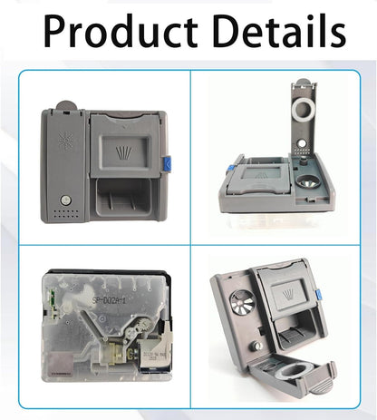 DD81-02202A ，DD81-02628A Dishwasher Detergent and Rinse Aid Dispenser Parts - Compatible with Samsung DW80M2020US, DW80R2031US/UG, DW80N3030US/UW/UB