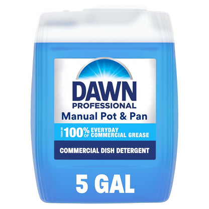 Dawn Professional Pot and Pan Detergent, Regular Scent, 3.8l (Case of 4)