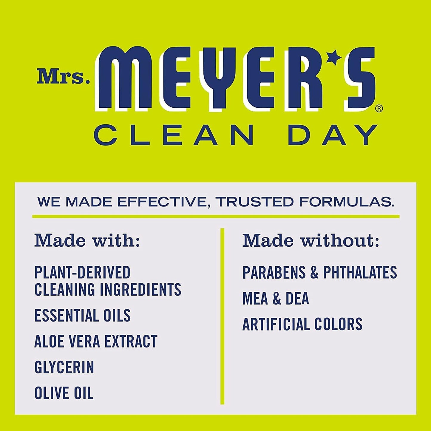 MRS. MEYER'S CLEAN DAY Baking Soda Cream Cleaner, Cuts Grease, Scratch-Free Polish, Lemon Verbena, 16 Fl Oz, Pack of 1