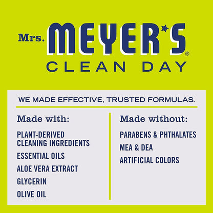 MRS. MEYER'S CLEAN DAY Baking Soda Cream Cleaner, Cuts Grease, Scratch-Free Polish, Lemon Verbena, 16 Fl Oz, Pack of 1