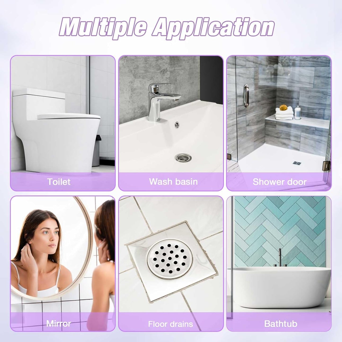 Toilet Cleaner Refill Pads 72ct Disposable Scrubber Refill Fresh Bowl Pads for Bathroom, Lemon Scent