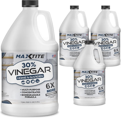 MaxTite Ultra-Concentrated 75% Vinegar for Home & Garden Cleaning (32 oz)