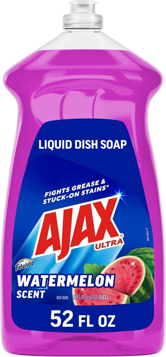 Ajax Ultra Liquid Dish Soap Orange Scent, Triple Action, 90 fl oz Bottle
