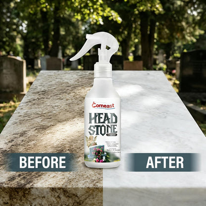 Headstone Cleaner for Graves,Highly Effective Gentle Formula for Cemetery,Gravestone & Tombstone Care,Safely Removes Dirt from Stone Surfaces 8.45 fl oz