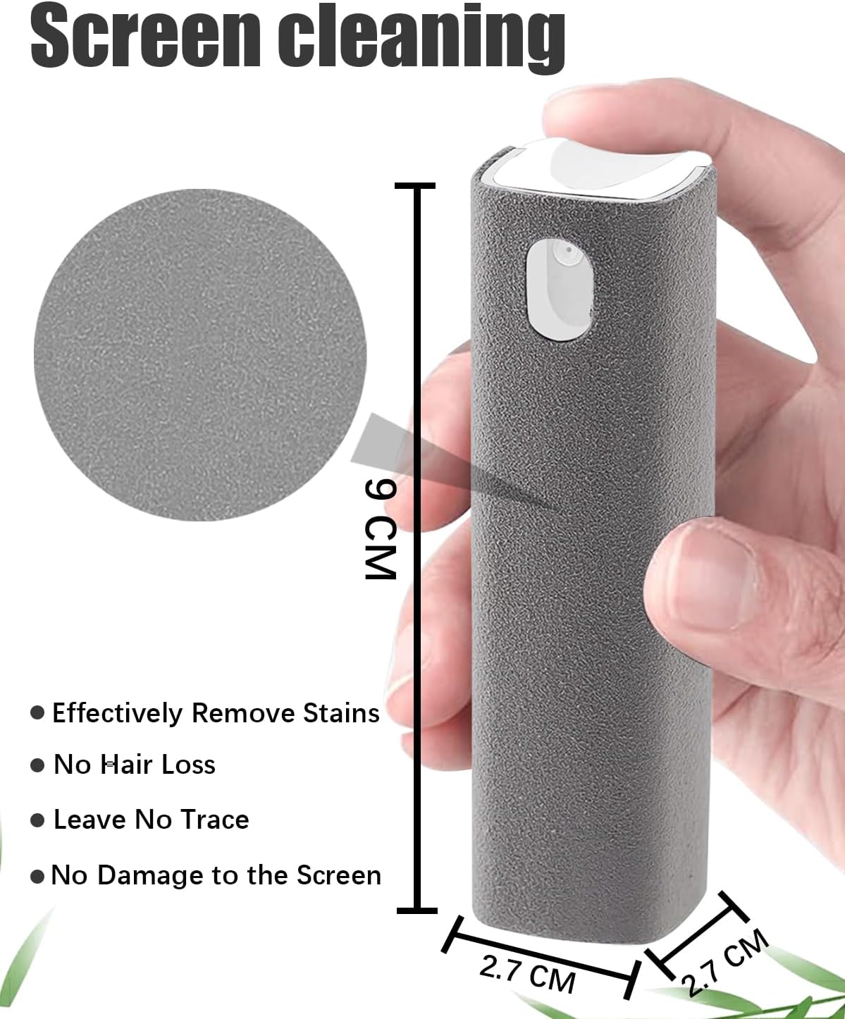 Screen Cleaner Spray and Wipe Touch Screen Cleaner for iPhone iPad Computer Laptop Tablet MacBook Cell Phone Eyeglasses（Pink）
