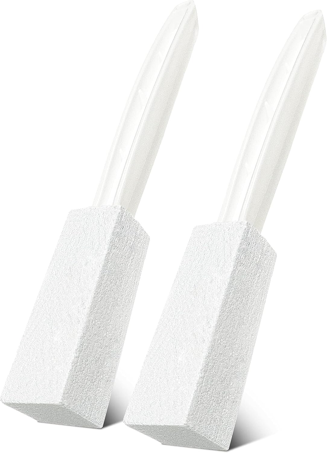 Kadden 2 Pack Pumice Stone Toilet Bowl Cleaner with Handle, Hard Water Ring Remover & Stain Scrubber for Bathroom, Pool, Sink and Tub, Ergonomic Heavy Duty Cleaning Tool