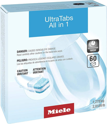Miele Original GS CL 2406 T UltraTabs All in 1 Dishwasher Detergent Tablets, Multipack of 240 - 11657590