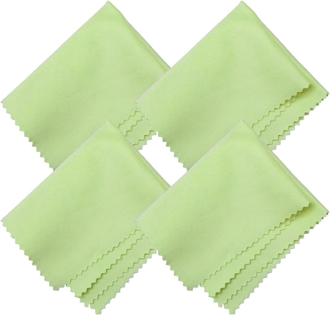 Microfiber Cleaning Cloths - for All LCD Screens, Tablets, Lenses, and Other Delicate Surfaces (8-Pack, 6x7)