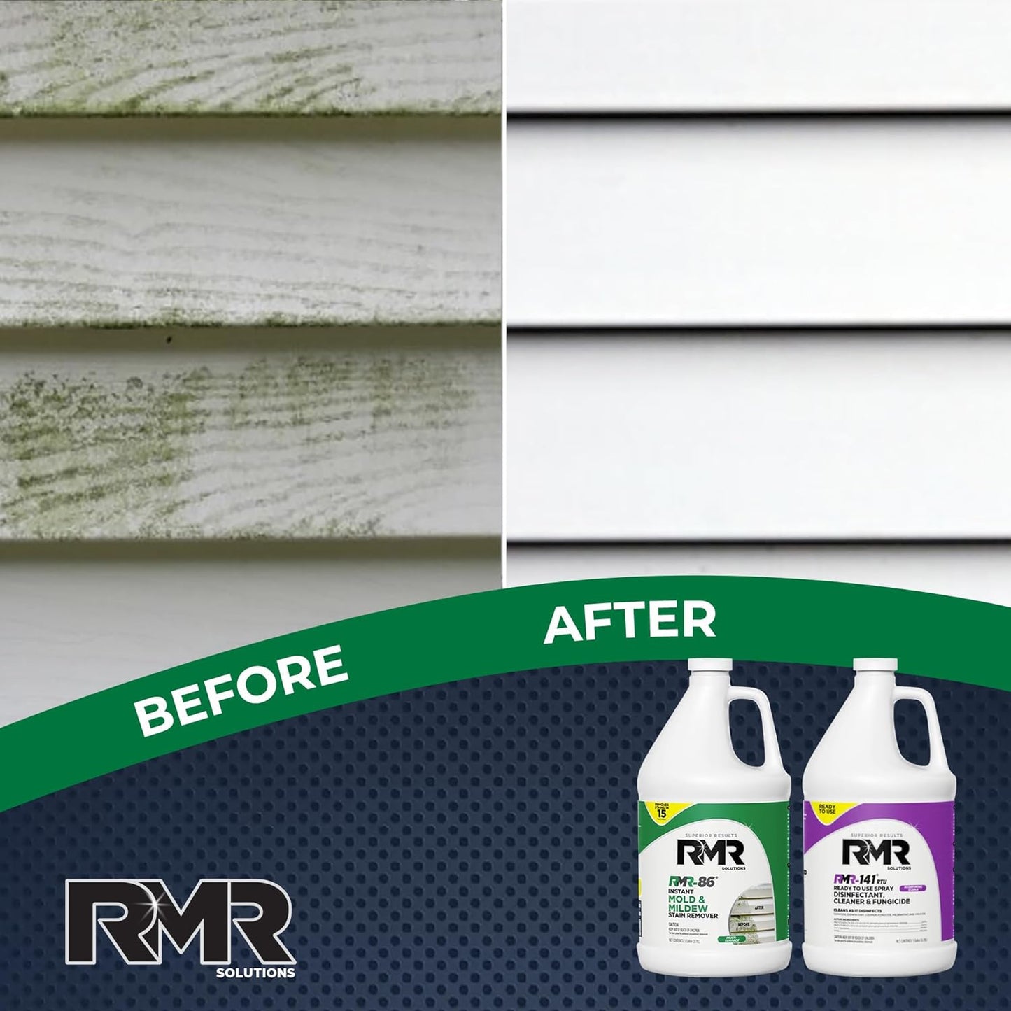 RMR Brands DIY Mold & Stain Remover Bundle, Complete Mold Killer & Mildew Prevention Kit, Disinfectant Spray, Includes 2-32 fluid ounce Bottles