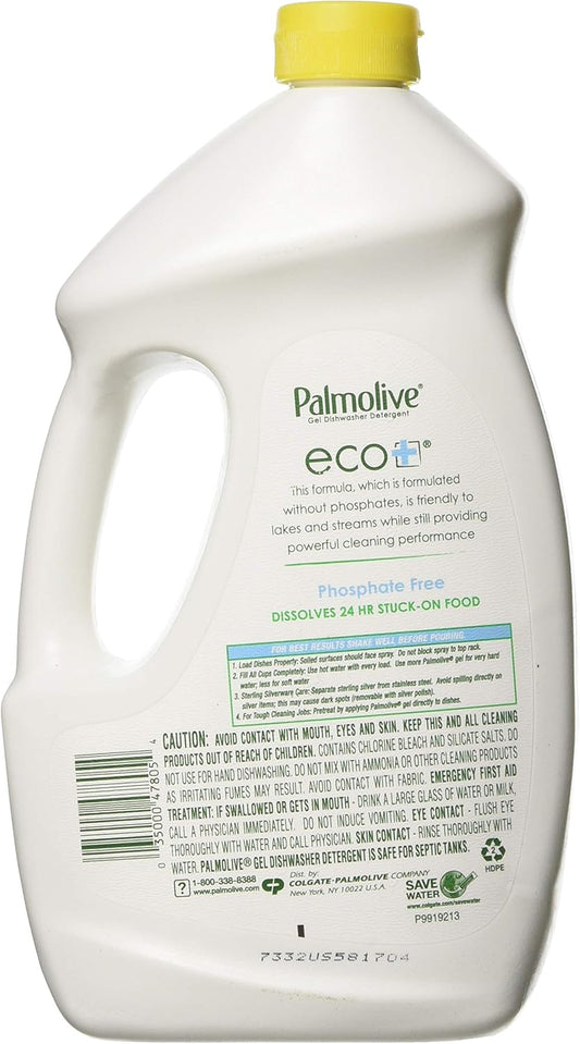 Palmolive Eco Lemon Scent Gel Dishwasher Detergent 45 oz. ( Packaging May Vary )