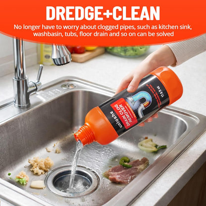 Drain Clog Remover and Drain Cleaner, Unclogs and Removes Hair, Soap Scum and Blockages, for Bathroom, Kitchen, Sink, Tubs (2-Pack)
