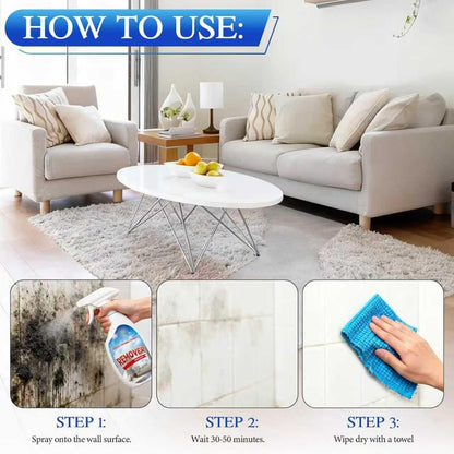Highly Effective Removal Spray,Wall Cleaner Spray-Bathroom Foam Cleaner for Shower,Tile,Fabric,Bathrooms,Kitchens