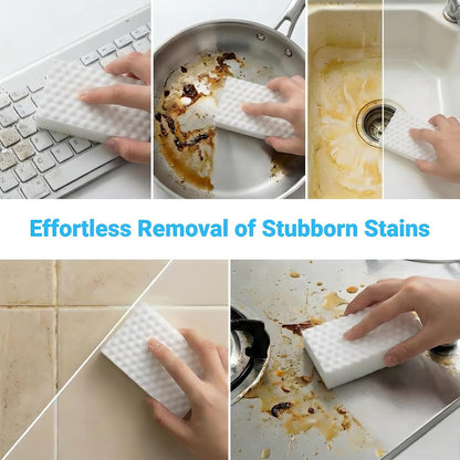 20 Pack Melamine Sponge, Multi-Functional Cleaning Sponges Eraser for Kitchen, Bathroom, Bathtub, Sink, Floor, Wall Cleaner